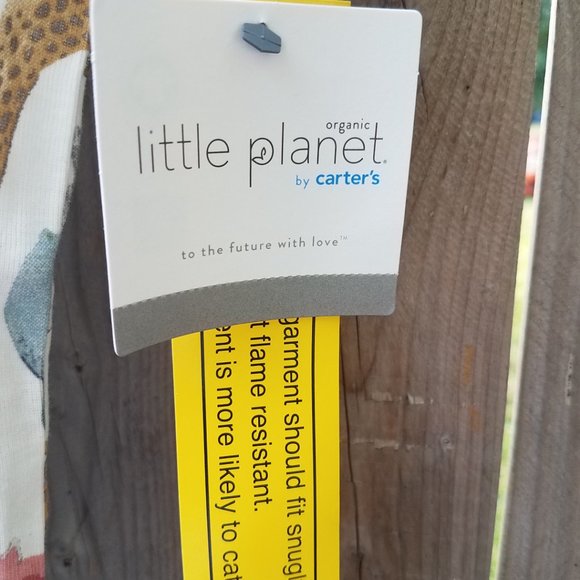 Little Planet Carter's Toddler Organic Cotton 2-Pc Pajama Set Animals 24M - Picture 2 of 10